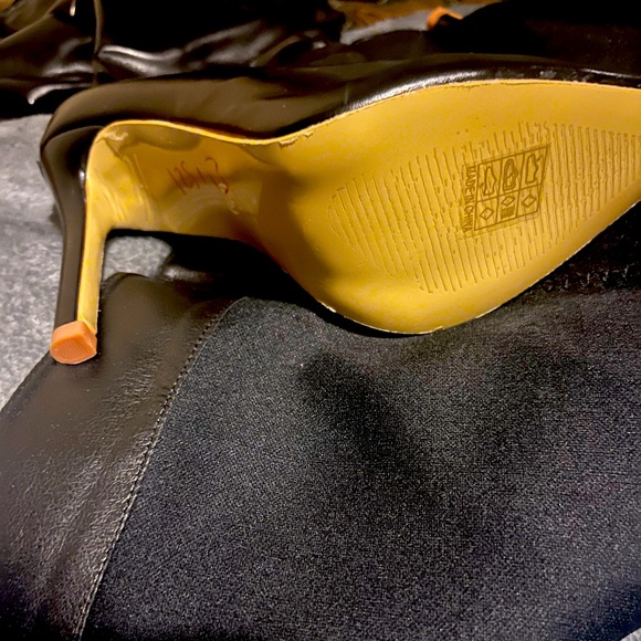 Nice patten leather boots with insulated fiber inner wear size 39 w/ 4in heel - Picture 4 of 9